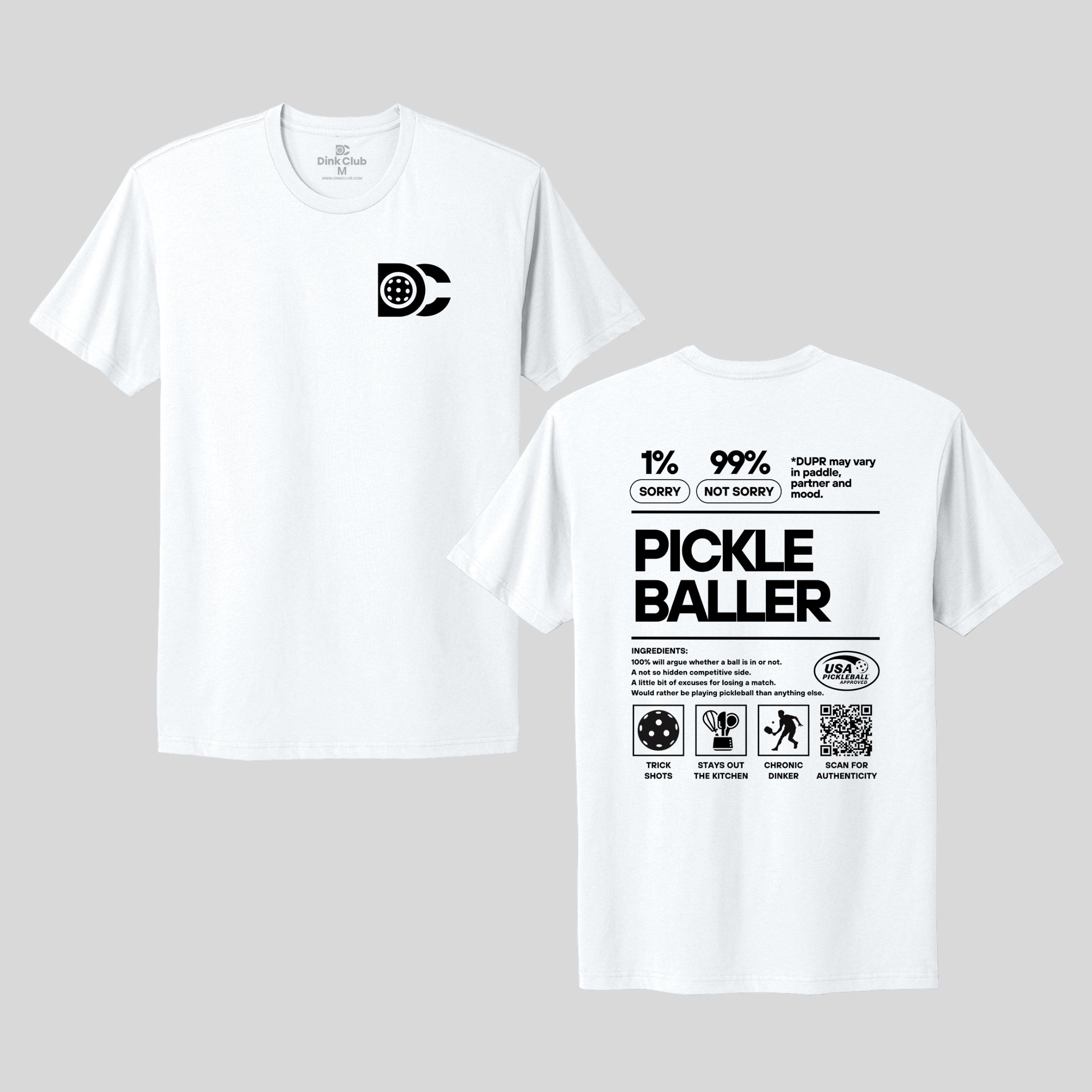 PICKLEBALLER TEE – Dink Club