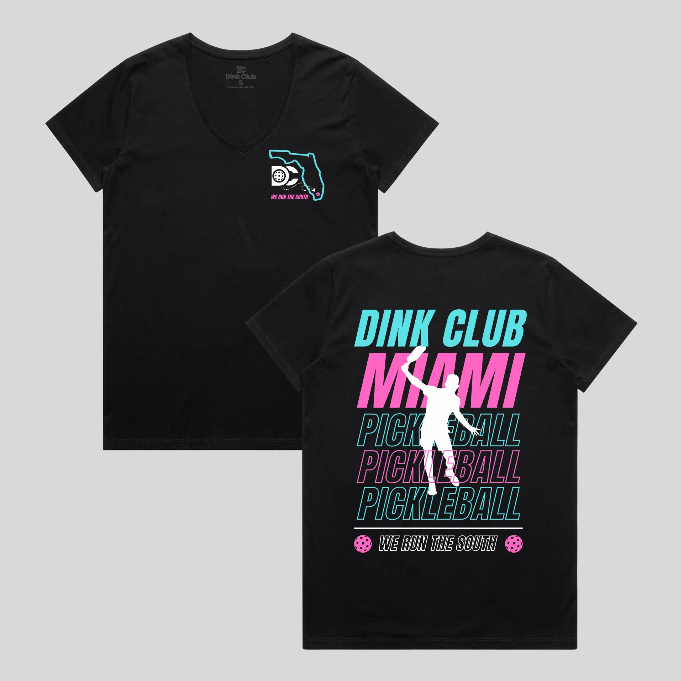 WE RUN THE SOUTH V-NECK TEE