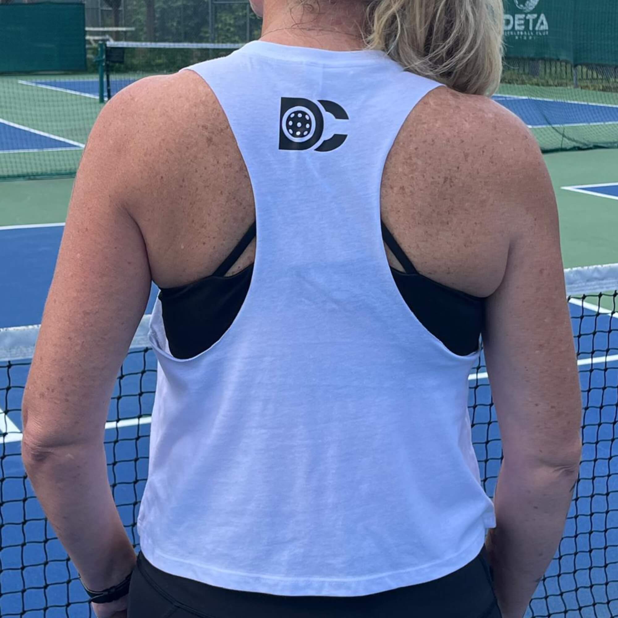 Dink Club Women’s Racerback Cropped Tank