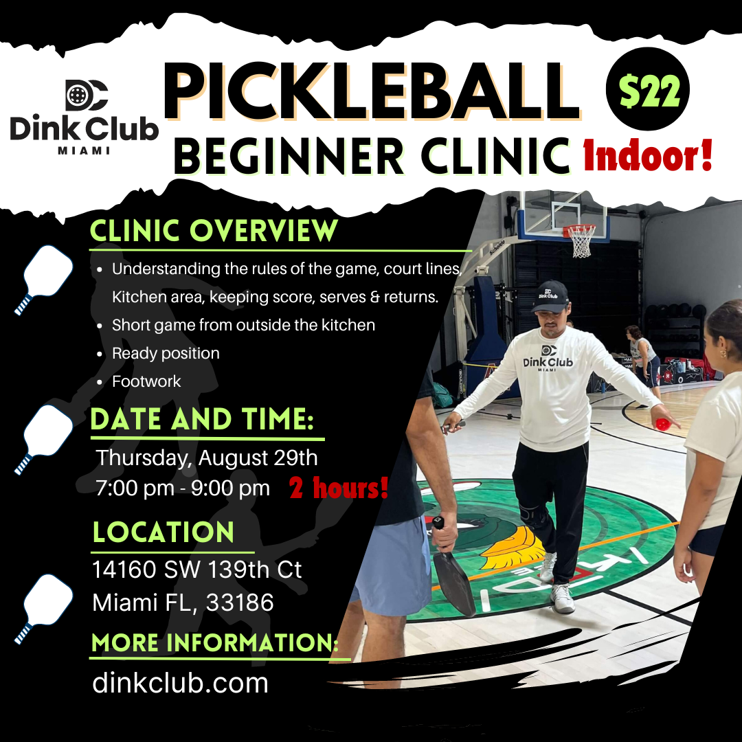 Clinic Beginner Indoor 2hrs Member Price - August 29th