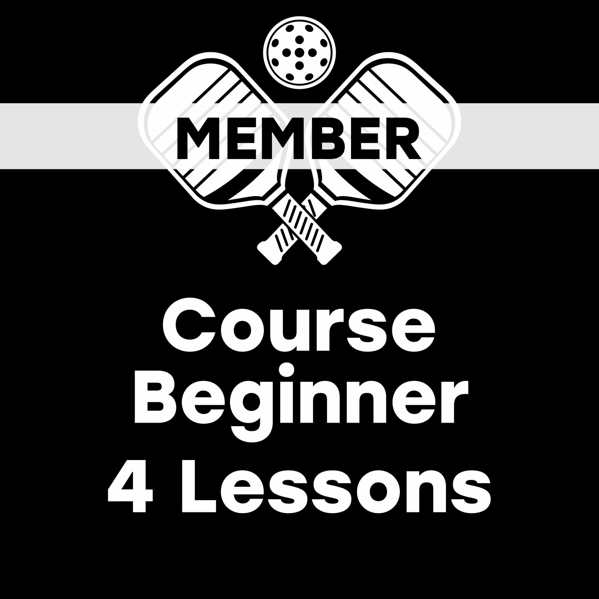 4 Lesson beginner Package session Member