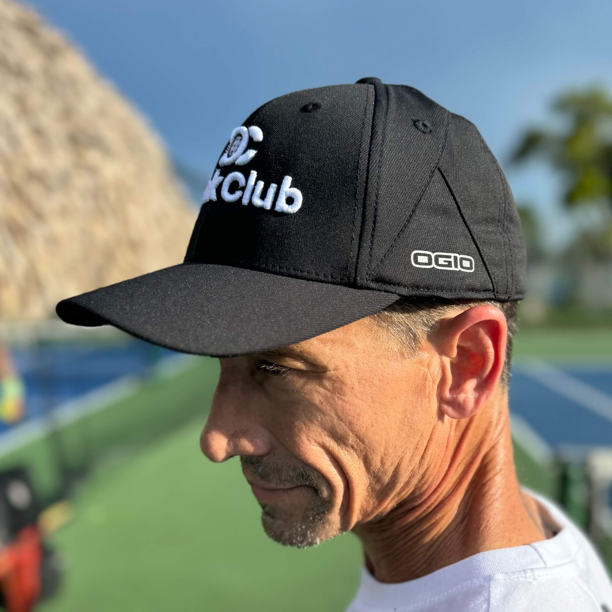 Dink Club Fitted Ogio Apex Sports Cap Black